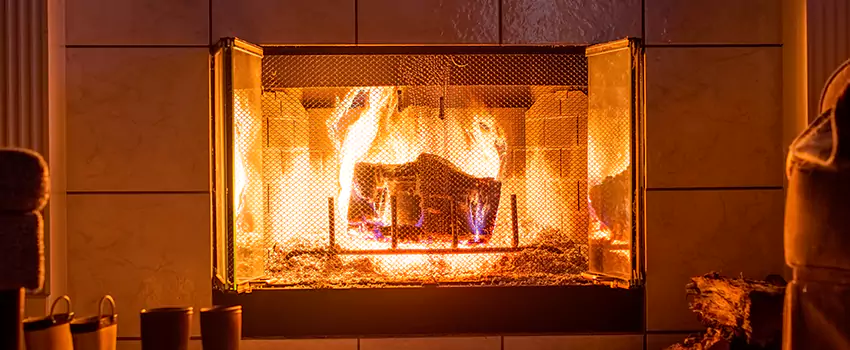 Mendota Hearth Landscape Fireplace Installation in Meriden, Connecticut