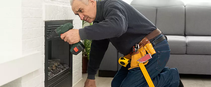 New Indoor Fireplace Installation in Meriden, Connecticut