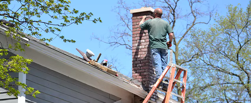 Vinyl and PVC Chimney Flashing Installation in Meriden, CT