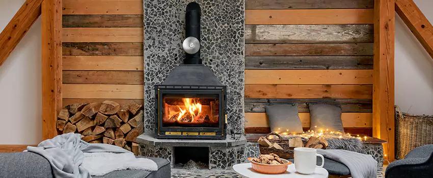 Thelin Hearth Products Direct Vent Gas Stove Fireplace Inspection in Meriden, Connecticut